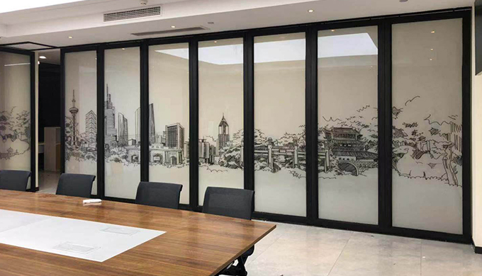 上海珠海办公室装修智能调光玻璃