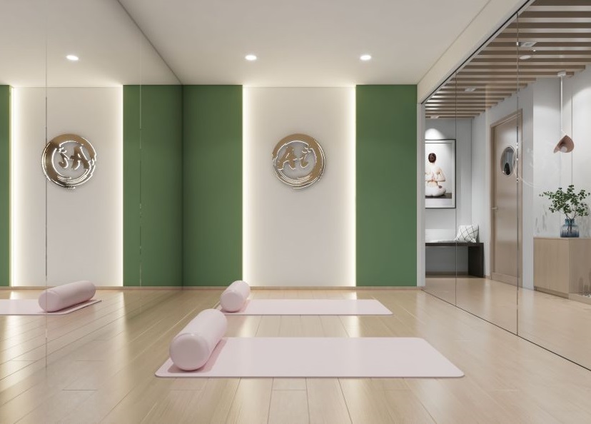 珠海广州公装公司总结的6个瑜伽馆装修技巧